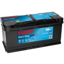 Аккумулятор автомобильный Tudor Micro-Hybrid TK1050 (AGM) 6СТ-105 обр. 393x175x190