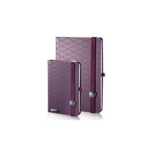 XX.AMLE73P-056 - Записная книга Lanybook, A5 140х205, клетка