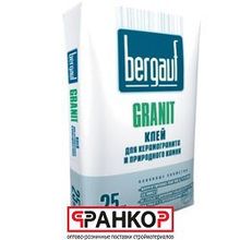 Клей для крупноформатной и тяжелой плитки Bergauf Granit, (25 кг) 56 шт под