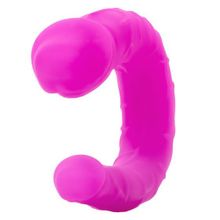 California Exotic Novelties Розовый двусторонний фаллоимитатор Silicone Double Dong AC DC - 30,5 см.