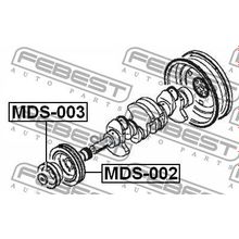 Шкив Коленвала Mitsubishi Challenger K90# 1996.05-2001.08 [Jpn] Febest арт. MDS002