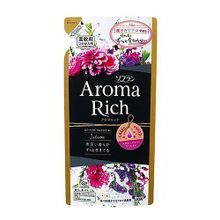 LION Aroma Rich Juliette Кондиционер для белья с богатым ароматом натуральных эфирных масел, сменный блок, 400 мл