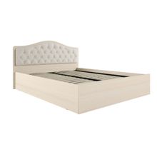 ТЭКС Кровать Дели каркас (1,4)  велюр карамель, дуб ID - 303144
