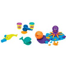 PLAY-DOH (Hasbro) Hasbro Play-Doh B1378 Игровой набор пластилина "Подводный мир" B1378