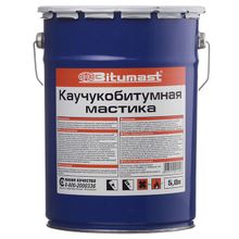 БИТУМАСТ мастика каучукобитумная (5л)   BITUMAST мастика каучукобитумная (5л)