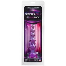 Doc Johnson Фиолетовая анальная ёлочка SpectraGels Purple Anal Tool - 17,5 см.