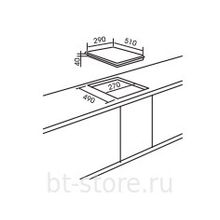 Варочная панель MBS PE-305BL