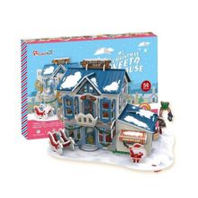 CubicFun Рождественский 3D пазл Cubic Fun P648h Кубик Фан Рождественский домик 2 (с подсветкой) P648h