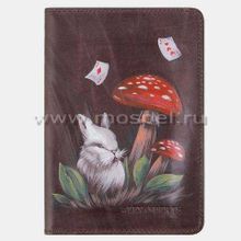 Обложка для паспорта «Алиса грибы»