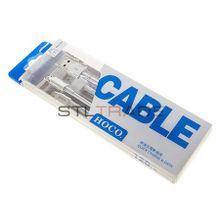 Data кабель USB HOCO UPM01 micro usb белый, 120см