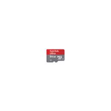 Флеш карта SanDisk micro SDXC  Mobile Ultra Class 10 64 Gb + ADP (SDSDQUA-064G-U46A)