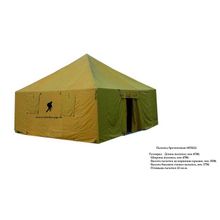 Зимняя экспедиционная брезентовая палатка на базе 10ПБ22 (БП 10)