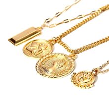 Многослойное колье "Монеты" (арт. 81221-2)