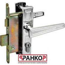 Замок врезной Зенит ЗВ4-3.01, серебро   67001