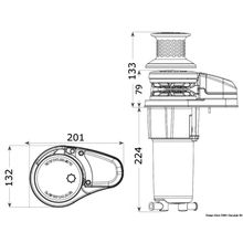 Osculati VX1L 500 Go 6 7mm STD KIT, 02.603.06