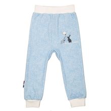 Lucky child Штанишки "Кролики" А1-111 голуб