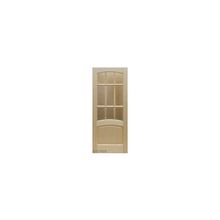 Шпонированная дверь. модель: Карелия ПО Ясень (Размер: 900 х 2000 мм., Комплектность: + коробка и наличники, Цвет: Дуб)