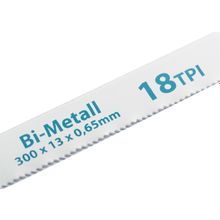 Полотна для ножовки по металлу, 300 мм, 18TPI, BIM, 2 шт. Gross 77730