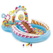 Детский надувной игровой центр Intex 57149NP "Candy Zone Play Center" 3+ 295х191х130 см