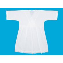 Трон Плюс для крещения длинный рукав, шитье белая