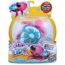 Little Live Pets интерактивная черепашка розовая с голубым панцирем