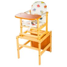 ПМДК Стул-стол для кормления ОКТЯБРЕНОК Бычок Светлый дуб