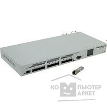 Mikrotik CCR1016-12S-1S+ Cloud Core Router 1016-12S-1S+ with Tilera Tile-Gx16 CPU 16-cores, 1.2Ghz per core , 2GB RAM, 12xSFP cages, 1xSFP+ cage, RouterOS L6, 1U rackmount case, Dual PSU, LCD panel