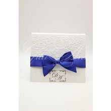 Пригласительные на свадьбу Gilliann Blue bow INV019