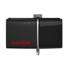 флешка 16ГБ SanDisk Ultra Dual 3.0, USB 3.0, SDDD2-016G-GAM46