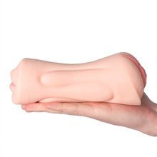 Двусторонний мастурбатор Debby - вагина и ротик (105846)