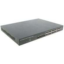 Коммутатор   MultiCo   EW-P70244iW   Управляемый коммутатор (20UTP 10 100 1000Mbps + 4Combo 1000BASE-T SFP PoE)