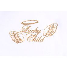 Lucky Child с длинным рукавом белое Ангелочки