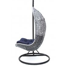 Подвесное кресло KVIMOL KM 1011 серое