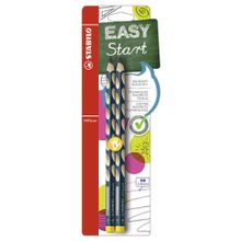 Набор чернографитных карандашей для левшей STABILO EASYgraph