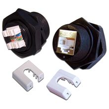 LAN-OK45S5E 180-WP	Индустриальный модуль Keystone, RJ45, cat.5e, STP, 180 градусов, IP67