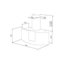 TEKA Вытяжка Teka DU 90 Bk Glass