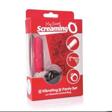 Screaming O Красные вибротрусики Remote Control Panty Vibe (S-M-L   красный)