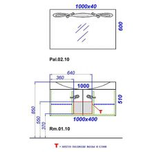 Aqwella Комплект мебели Рома 100 W