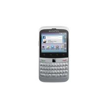 мобильный телефон Alcatel OT-916D серебро 2-sim