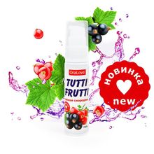 Гель-смазка Tutti-frutti со вкусом смородины - 30 гр. (242792)