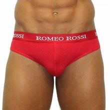 Romeo Rossi Трусы-брифы с широкой резинкой (L   светло-серый)
