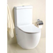 Чаша унитаза безободкового с горизонтальным выпуском P-Trape BelBagno SFERA-R  BB006CPR