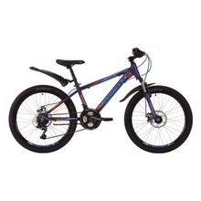 24" NOVATRACK Lumen 2019 (18ск, алюм, аморт.вилка, диск, TS38 TZ30 Tourney Kangyue)(24AHD.LUMEN.11BL9, рама 11", синий, 134016)