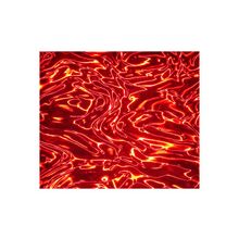Потолочная плита Армстронг 3D ,цвет красный , рисунок волна