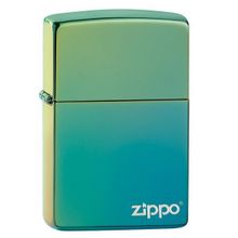 Зажигалка зеленая глянцевая Zippo с покрытием High Polish Teal