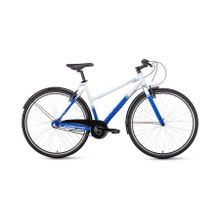 Городской велосипед FORWARD Corsica 28 белый синий (2019)