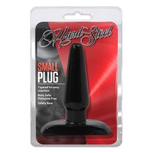 Черная анальная пробка Small Plug - 9 см. (116305)