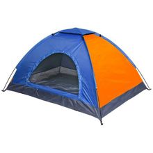 Палатка туристическая 2-местная 1-слойная ТУРИСТ МАСТЕР, цвет сине-оранжевый, 200*150*100