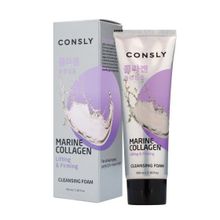 Пенка для умывания кремовая укрепляющая с морским коллагеном Consly Marine Collagen Lifting Creamy Cleansing Foam 100мл