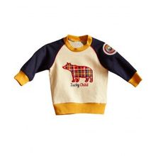 Lucky Child бежевый футер Мужичок